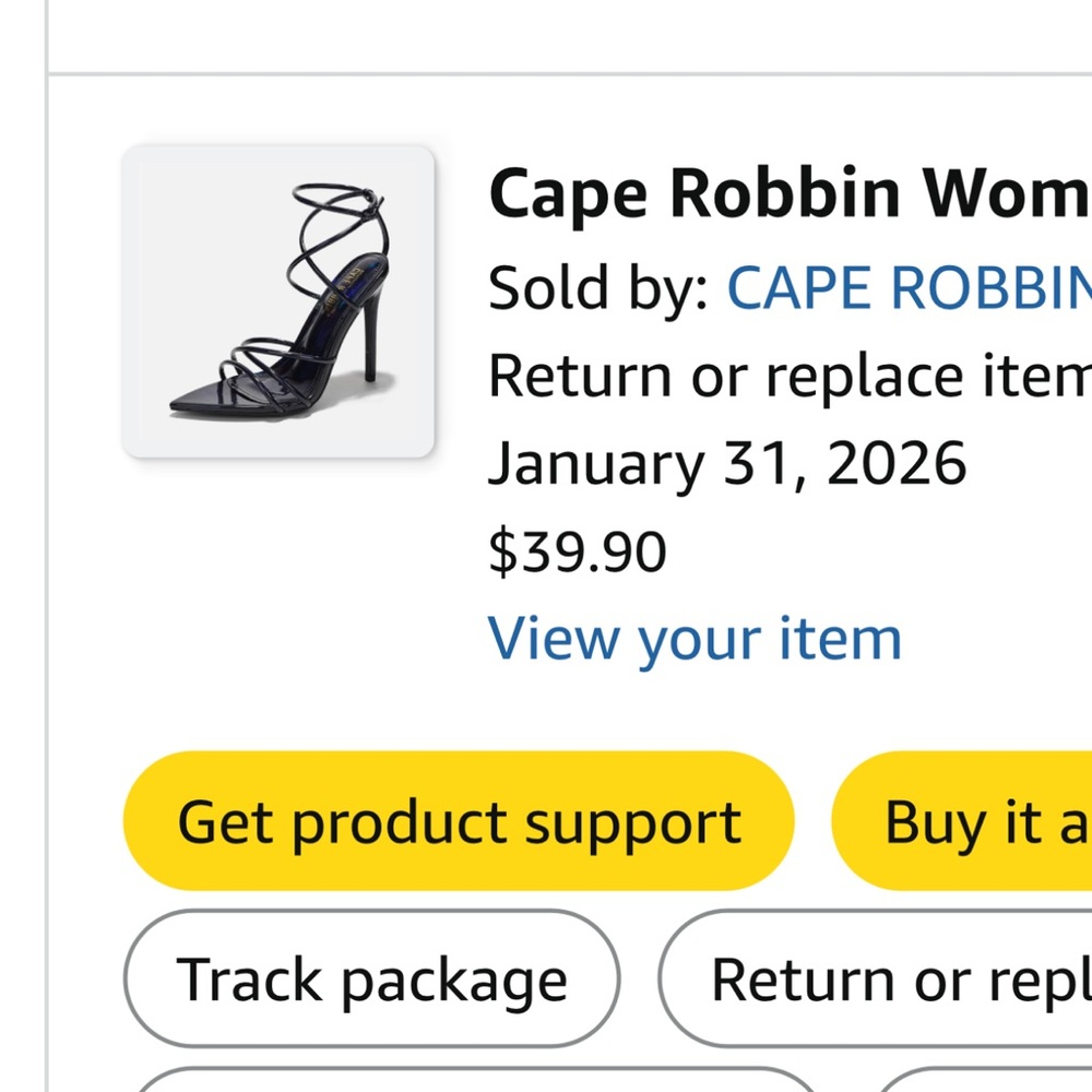 Cape Robbin Black Lace-Up Heels